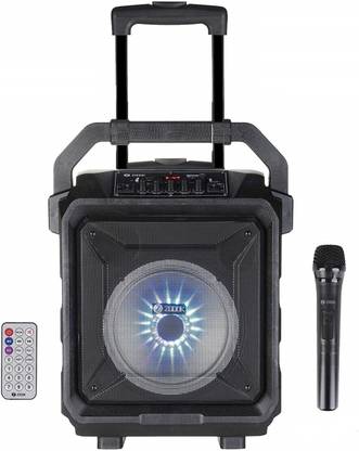 KH Rocker Thunder XL 50 watts Trolley Karaoke Bluetooth Party Speaker with Remote, Built-in Amplifier & Wireless Mic(Black) 50 W Bluetooth Speaker