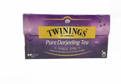 TWININGS Pure Darjeeling Tea Since 1706 Imported 50G Tea Bags Box