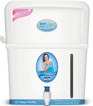 KENT IN LINE GOLD (11041) 7 L Gravity Based + UF Water Purifier