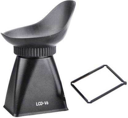 Powerpak V6 3" LCD Viewfinder Extender Magnifier Eyecup Hood Camera Eyecup