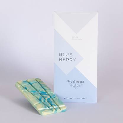 Royal Beans Blueberry & White Chocolate Bar (Pack of 2) Bars