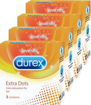 DUREX Extra Dots Condom Condom