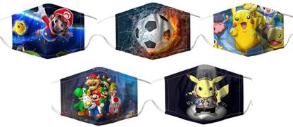 Bidas stylish funky Reusable washable virus & Anti pollution protection half face mask Reusable, Washable Cloth Mask With Melt Blown Fabric Layer