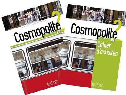 Cosmopolite A2 Textbook + Workbook with 2 CD (2 Book Set)