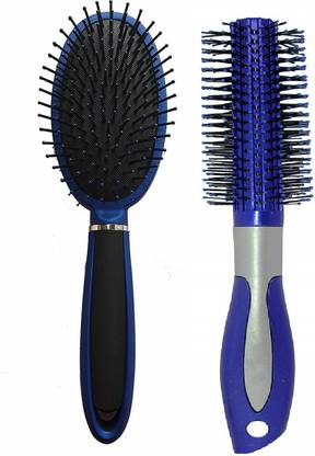 Uchiha Flat Round Hair Brush & Hair Styling Roller Comb