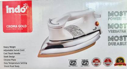 Indo CROMA GOLD 1000 W Dry Iron
