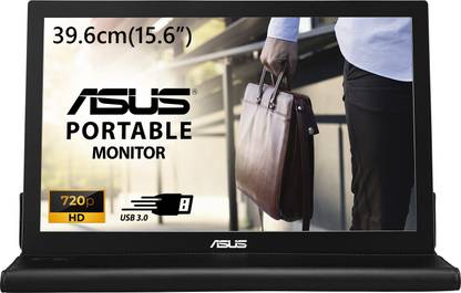 ASUS 39.62 cm (16 inch) HD LED Backlit TN Panel Monitor (monitor-MB168B BK)