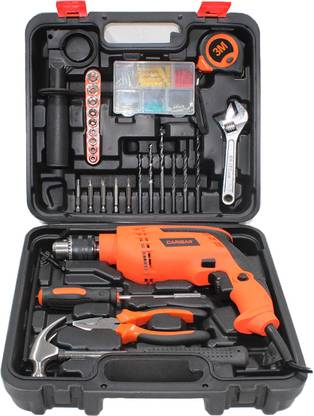 CARIGAR 5 Star Tool Kit |600-Watt|45 Piece Tool Kit| Power & Hand Tool Kit