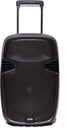 Takara Karaoke Speaker T-7115 Portable 15 Inch Trolley Speaker Multimedia Bluetooth Speaker, with Audio Recording, Rechargeable Battery, USB,TF, PA System with 2 UHF Wireless Mic Outdoor Party Speaker. T-7115 Indoor, Outdoor PA System