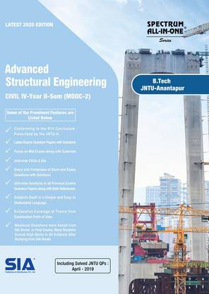 Advanced Structural Engineering, B.Tech IV-Year II-Sem (CE) R15 (MOOC-2) JNTU-Anantapur, Latest 2020 Edition
