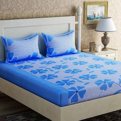144 TC Polycotton Double 3D Printed Bedsheet