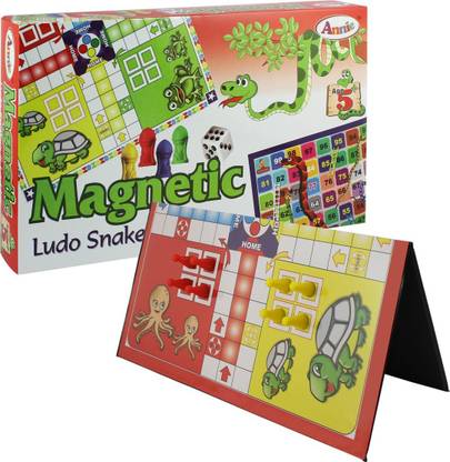 Prezzie Villa Magnetic Ludo and Snakes & Ladders Board Game Board Game Accessories