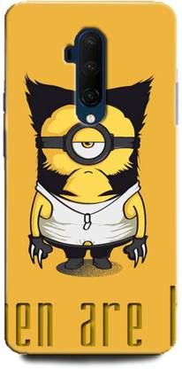 INDICRAFT Back Cover for OnePlus 7T Pro MINIONS, COMIC, CARTOON, FUNNY,
