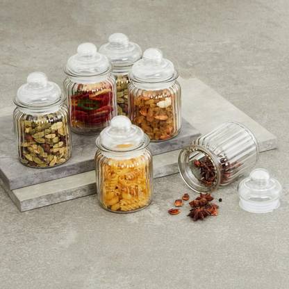 CURVE ENTERPRISE Glass Grocery Container  - 400 ml