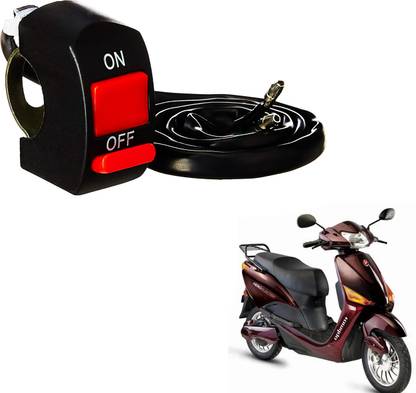 WolkomHome bike on off switch Handlebar Switches For Hero Electric Optima Plus Burgundy 15 A Two Way Electrical Switch