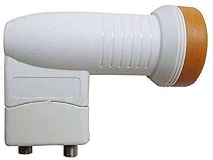 S S Trading 2 PORT (DUAL OUTPUT) Ku-BAND LOW NOISE FULL HD LNB FOR MULTI SET TOP BOX Electronic Components Electronic Hobby Kit