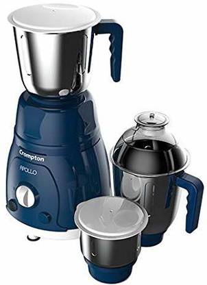 Crompton Apollo 600-Watt Mixer Grinder with 3 Jars 600 W Mixer Grinder