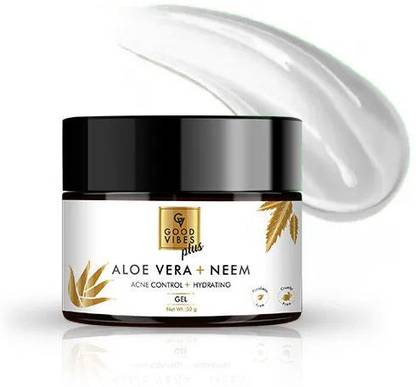 GOOD VIBES Plus Acne Control + Hydrating Gel - Aloe Vera + Neem