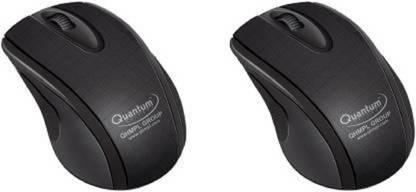 QUANTUM PL 242 Wired Optical Mouse Wireless Ambidextrous Optical Mouse