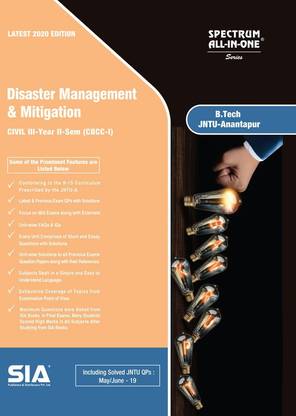 Disaster Management And Mitigation, B.Tech III-Year II-Sem (CE) R15 (CBCC-I) JNTU-Anantapur, Latest 2020 Edition