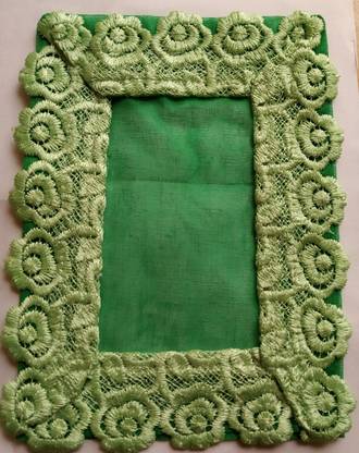 Verca God Photoframe ( size 11 inch ) Krishna chitrapat / God Photo cover Religious Frame