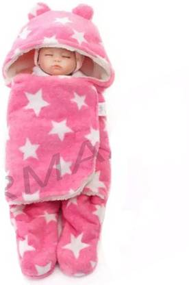 PRMAAN All seasons Cotton Baby Blanket with wrap Sleeping Bag Sleeping Bag