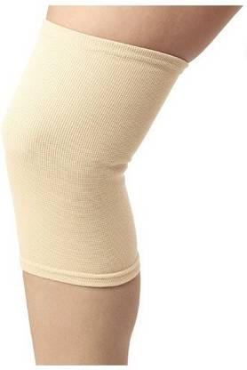 KUMAR & SONS Fitness Pain Relief Knee Support, Knee Sleeve, Knee Cap, (1 pair) - Beige Knee Support
