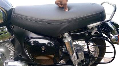 Sahara Seats Jawa Classic & 42 Seat Cover with Better Comfort and Added Rubber Single Bike Seat Cover For Mahindra NA