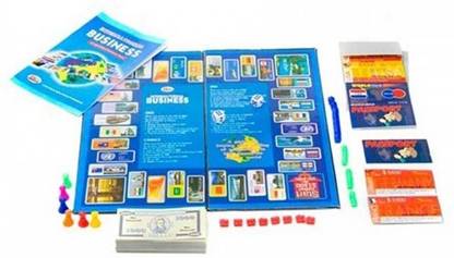 SALEOFF Business Kids Assets Games, Bonanza Game of Money Party & Fun Board Games-255 Money & Assets Board Game