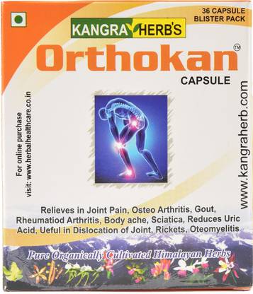 KANGRA HERB Orthokan Capsule (Pure Organically Cultivated Himalayan Herbs) Capsules