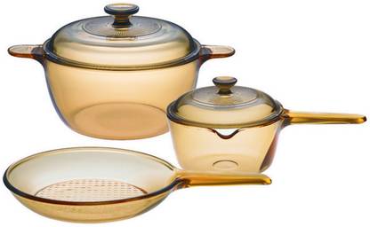 VISIONS Induction Bottom Non-Stick Coated Cookware Set