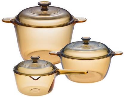 VISIONS Induction Bottom Non-Stick Coated Cookware Set