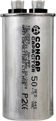 Concap 50 Mfd Capacitor for Air Conditioner Electronic Components Electronic Hobby Kit