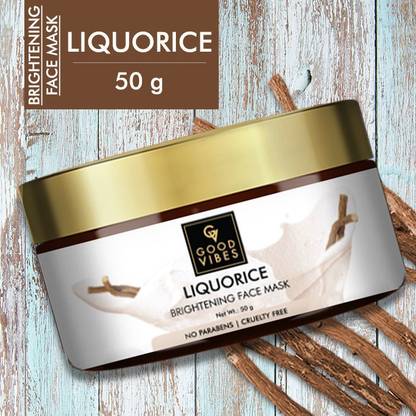 GOOD VIBES Liquorice Brightening Face Mask