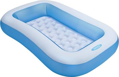 INTEX Inflatable Rectangular Pool, Multi Color Inflatable Pool, Swimming Pool