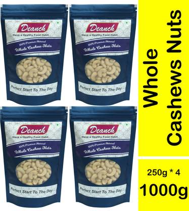 Deanch Premium Whole Cashew Nuts(W320) 1KG Cashews