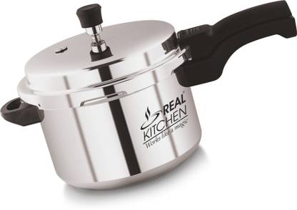REAL KITCHEN 5 L Outer Lid Pressure Cooker