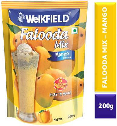WeiKFiELD Falooda Mango Flavour Powder - 200gms Pack Of 4 800 g