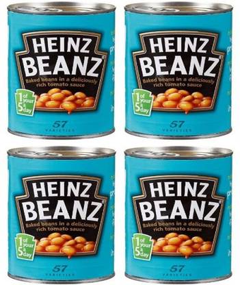 HEINZ Beanz Baked Beans in Tomato Sauce - 415g (pack of 4) Beans