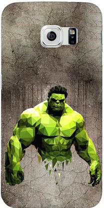 FULLYIDEA Back Cover for Samsung Galaxy S6 Edge, AVENGERS, MARVEL, LOGO, HULK