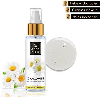 GOOD VIBES Soothing Cleansing Oil - Chamomile Face Wash