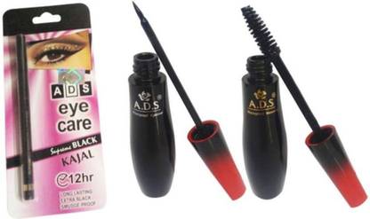 ads Waterproof Eyeliner Mascara And Kajal (Set of 3)