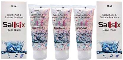 salisix FACE WASH ( PACK OF 3) Face Wash