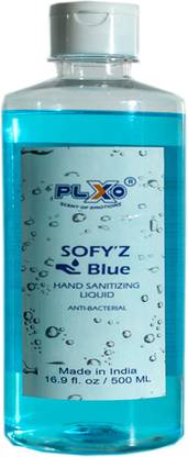 plxo  Liquid 500 ML, 80% Extra Neutral Alcohol Denatured Ethanol Hand Sanitizer Bottle