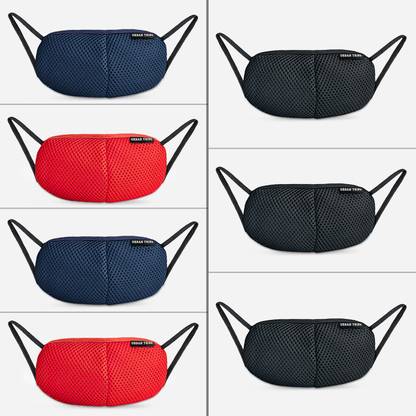 Urban Tribe M45K+ UT/MSK/M45K+/AC7 Reusable, Washable Cloth Mask With Melt Blown Fabric Layer