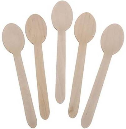 SOFTWOOD Disposable Wooden Ice-cream Spoon Set
