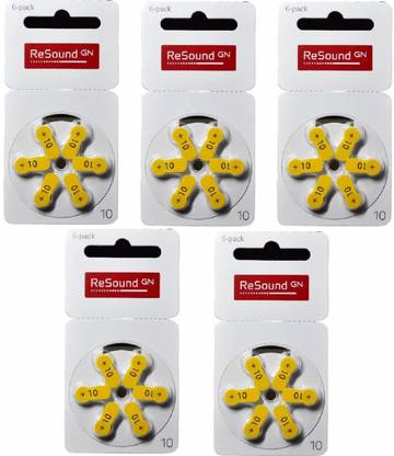 Resound GN Size 10 Hearing Aid Battery(5 Packets = 30 batteries) hearingaidbatteries-10no-30 Stethoscope Case