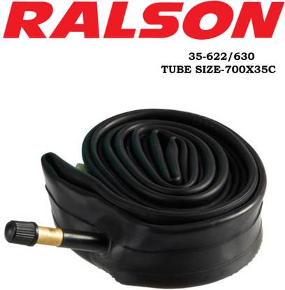 RALSON 700X35c LONG VALVE MOULDED TUBE For BICYCLE