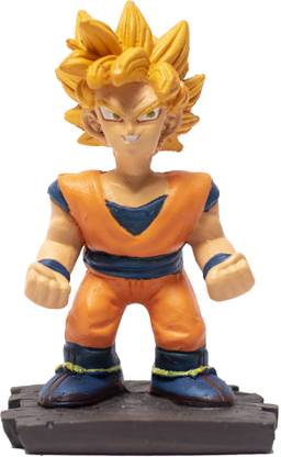 Wowheads Goku Standing 3inch miniature Statue DragonBallZ Handmade Fragile Anime