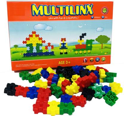 Miniature Mart Small Size Multilinx Block With Fun & Creativity Construction Block Set